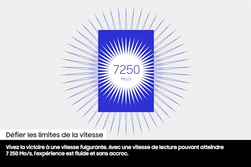 Samsung Internal SSD 990 EVO Plus, NVMe 2.0 PCIe 4.0 x 4/5.0x2, 4TB, Read Speed up to 7250MB/s, Ideal for Gaming and Office, MZ-V9S4T0BW - Image 8