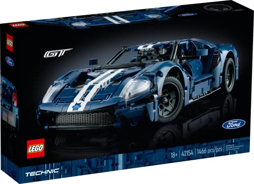 LEGO Technic 2022 Ford GT Building Set for Adults - Collectible Kit W/Authentic Features, Ages 18+ - 1:12 Scale - Gifts for Men & Women - Display as Bedroom or Home Decor - 42154 - Image 8