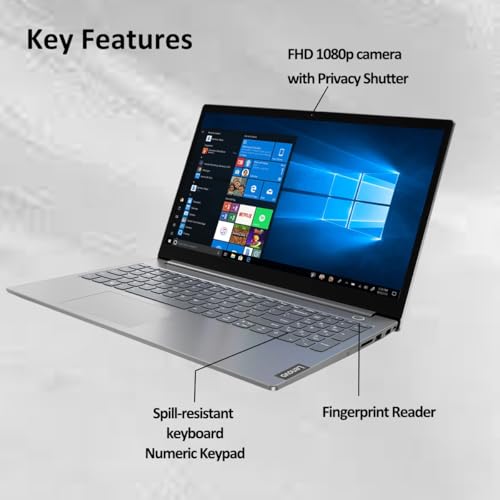 Lenovo ThinkBook 15 Gen 4 Business Laptop (15.6" FHD Anti-Glare, 40GB RAM, 1TB SSD, AMD Ryzen 7 5825U (> Intel i7-1165G7)) Fingerprint, FHD Webcam w/Shutter, Ethernet, Military Grade, Win 11 Pro - Image 2