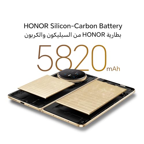 HONOR Magic V5 Dual-SIM 512GB ROM + 16GB RAM (GSM | CDMA) Factory Unlocked 5G Smartphone (Black) - International Version - Image 6