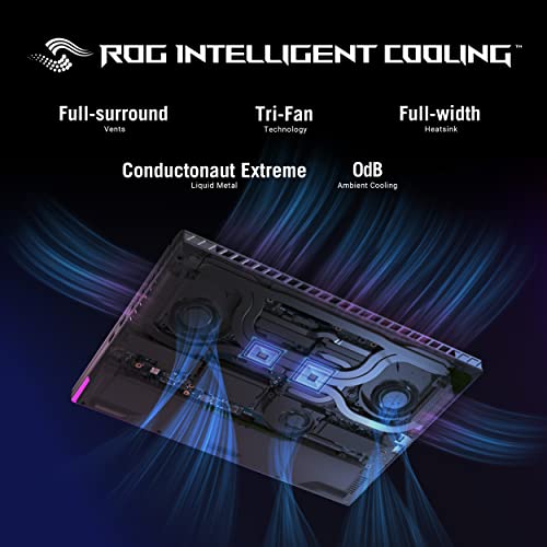 ASUS ROG Strix G16 (2023) Gaming Laptop, 16” 16:10 FHD 165Hz, GeForce RTX 4070, Intel Core i9-13980HX, 16GB DDR5, 1TB PCIe SSD, Wi-Fi 6E, Windows 11, G614JI-AS94, Eclipse Gray - Image 4