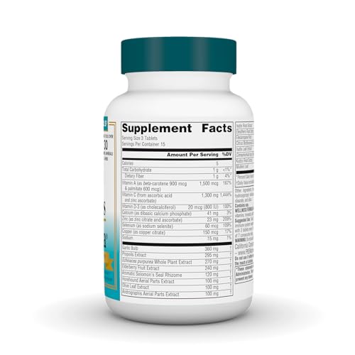 Source Naturals Wellness Formula Bio-Aligned Vitamins & Herbal Defense - Immune System Support Supplement & Immunity Booster - 45 Tablets - Image 2