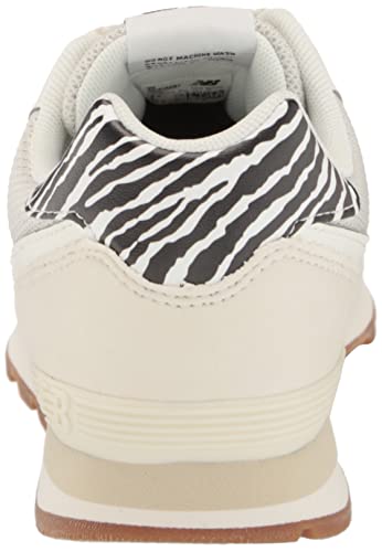 New Balance Kids 574 V1 70s Racing Lace-up Sneaker, SEA Salt/Black/Stone Pink, 5 W Big Kid (8-12 Years) - Image 3