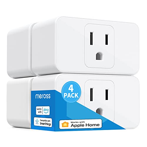 meross Smart Plug Power Strip, WiFi Flat Outlet 15A Compatible & Smart Plug Mini Support Apple HomeKit, Siri, Alexa, App Control, Timer, 15A & Reliable WiFi Outlet - Image 5