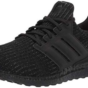 adidas mens Ultraboost Dna Running Shoe, Black/Black/Grey, 8.5 US