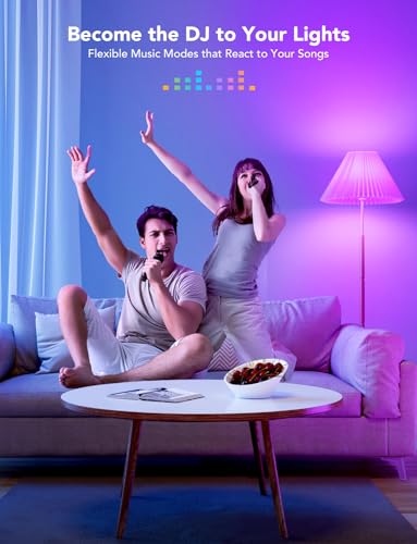 Govee Smart Light Bulbs 1200 Lumens, Color Changing Light Bulbs RGBWW Dimmable, Works with Alexa & Google Assistant, Color Bulb, 12W 85W Equivalent A19 LED Bulbs for Bedroom Living Room, 2 Pack - Image 6