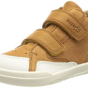 superfit Boy’s Low-Top Sneakers Trainer, Brown White 3000, 7 us Little Kid