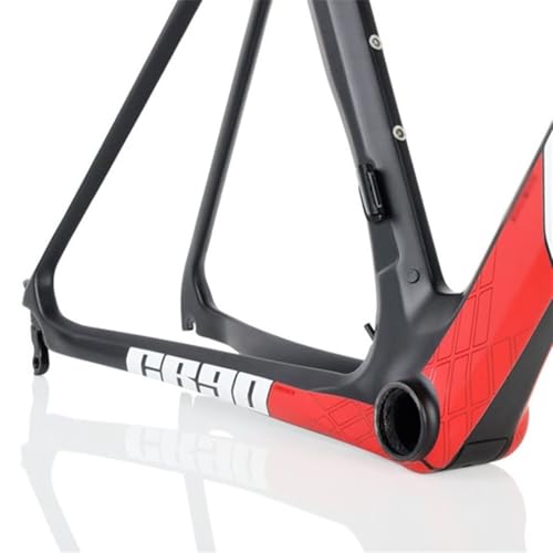 KLYso QR 130mm Ultralight Breaking Design 700c Road Bike Frameset Carbon Racing Frame + Fork Internal Routing C Brake Frame Set(47cm) - Image 4