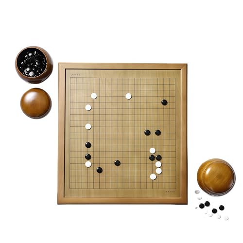 Top Natural Crystal Jade Go Board Game Set, Solid Wood Chessboards, Go Game - Weiqi, Wei Qi, Chinese Decor & Gifts, Chinese New Year Decor (Oak Barrel) - Image 5