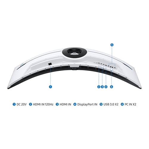 SAMSUNG 57" Odyssey Neo G9 (G95NC) Series Dual 4K UHD 1000R Curved Gaming Monitor, 240Hz, 1ms with DisplayPort 2.1, Quantum Mini-LED, DisplayHDR 1000, AMD FreeSync Premium Pro, LS57CG952NNXZA - Image 8