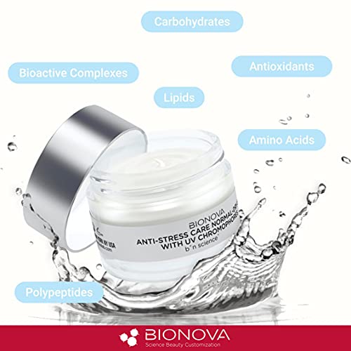 BIONOVA - Anti-Stress Skin Care Cream for Normal to Dry Skin with UV Chromophores (1.25 oz) - Image 5