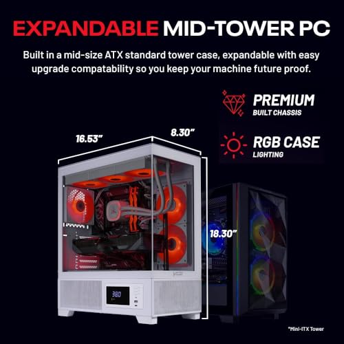 Skytech Gaming Azure 3 Plus Gaming PC, AMD Ryzen 7 7800X3D 4.2GHz, NVIDIA RTX 5080 16GB, 1TB Gen4 NVMe SSD, 32GB DDR5 RAM 6000, 850W Gold ATX 3 PSU, 360 ARGB AIO, Wi-Fi, Win 11, Desktop - Image 8