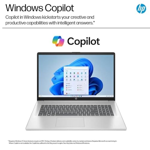 HP 17.3" Business Student Laptop, AMD Ryzen 5 7430U, 17.3" HD+ Anti-Glare, Wi-Fi 6, Copilot-AI, USB Hub, Windows11 Pro, w/Accessories,32 GB DDR4 RAM, 2 TB SSD - Image 9