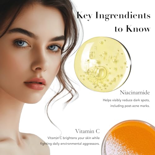 Skin Care Kit for Women, Hydrating Skincare Set Niacinamide+Vitamin C, Daily Routine 5 In 1 W/Facial Cleanser, Toner, Serum, Cream, and Mask, Fragrance-Free, Suit for All Skin Type - Image 5