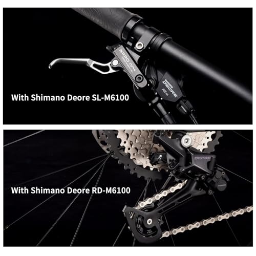 SAVADECK Carbon Fiber Soft Tail Mountain Bike All Terrain Suspension Off-Road Fox Front Fork and Adult Racing, Firepower Orange-M6100-12 Speed (Gray, 29 * 17) - Image 5