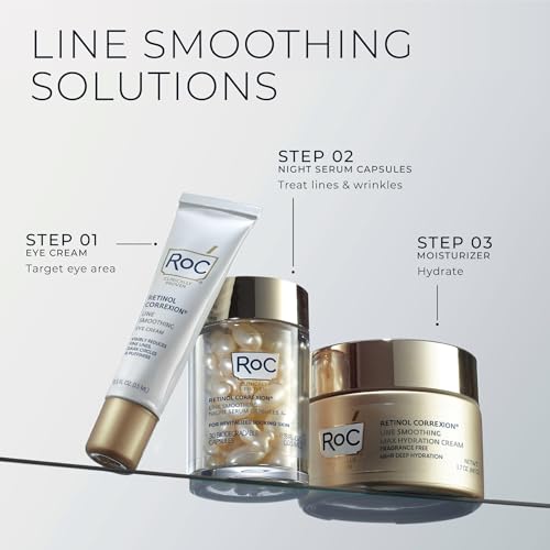 RoC Retinol Correxion Under Eye Cream for Dark Circles & Puffiness, Daily Wrinkle Cream, Anti Aging Skin Care Treatment Women and Men, 0.5 oz (Packaging May Vary) - Image 8