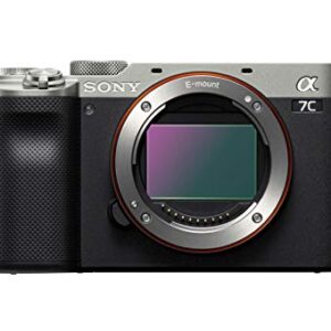 Sony Alpha 7C Full-Frame Mirrorless Camera – Silver (ILCE7C/S)