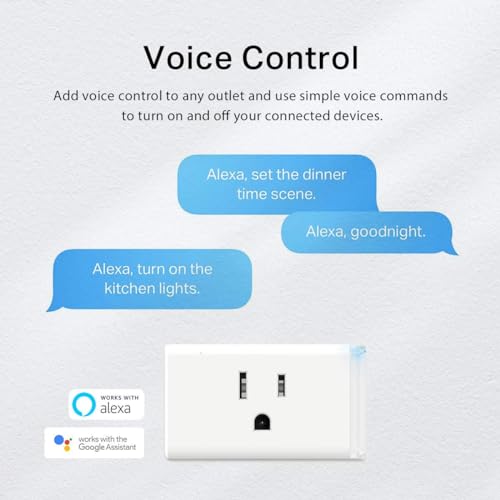 Kasa Smart Plug Mini with Energy Monitoring, Smart Home Wi-Fi Outlet Works with Alexa, Google Home & IFTTT, Wi-Fi Simple Setup, No Hub Required (KP115), White - Image 4