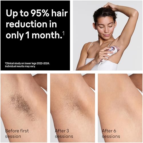 Braun Smart IPL, Vogue’s Best Hair Removal Device, Skin i·Expert Pro 7: at Home Laser Hair Removal, Permanent Visible Hair Reduction, Free App, Vanity Case, Venus Razor, 4 Smart Heads, IPL7387 - Image 3
