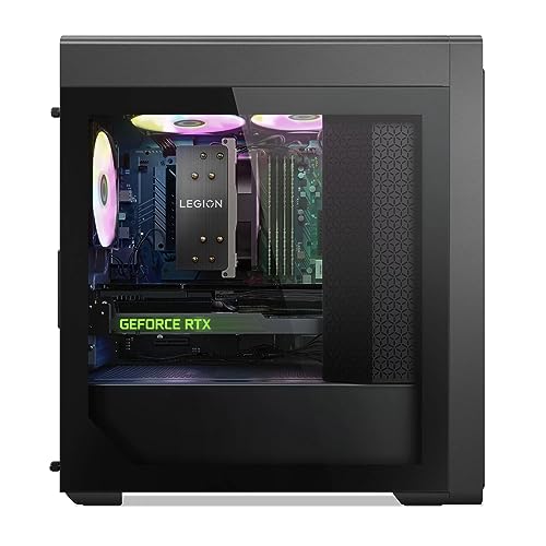 Lenovo Legion T5 Tower Gaming Desktop Computer - AMD Ryzen 9 7950X 16-Core up to 5.70 GHz Processor, 64GB DDR5 RAM, 2TB NVMe SSD, GeForce RTX 4070 12GB GDDR6X, Windows 11 Pro - Image 4
