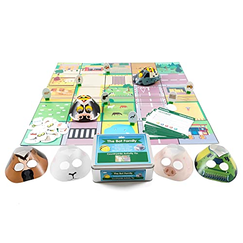 TTS World Mat Bundle for Bee-Bot or Blue-Bot Educational Programmable Floor Robot Toy for Kids STEM Learning Playset Toy for Children, Includes Play Mats and Activity Tins - Image 2