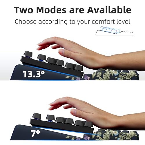 Ospelelf Keyboard Stand Pad with Wrist Rest, Comfy Ergonomic Keyboard Riser Holder for Office Home - Image 4