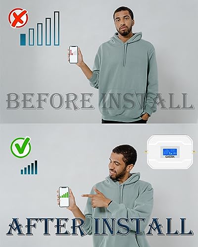 2025 Improved Cell Phone Signal Booster on Band 2/4/5/12/13/17/25/66 for 5G 4G LTE Cell Phone Booster Cell Signal Booster Cellphone Signal Booster Cellular Extender Up to 5500sqft for All U.S.Carriers - Image 8