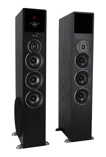 RockvilIe TM150B Bluetooth Home Theater Tower Speaker System (2) 10" Subwoofers! - Image 7