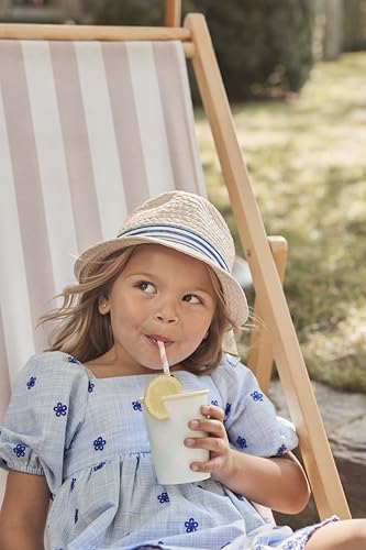 Gymboree,Girls,and Toddler Short Sleeve Casual Spring Dresses,Navy Narrows,3T - Image 5