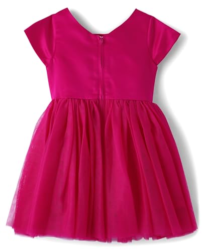 Gymboree,and Toddler Short Sleeve Dresses,Magenta,3T - Image 4