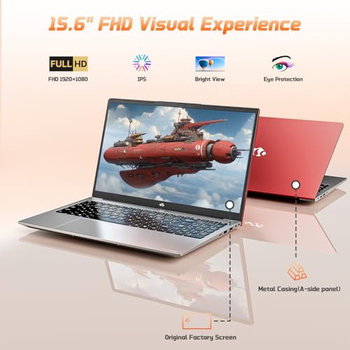 NIMO 15.6" IPS FHD-Student-Laptop, 16GB RAM 1TB SSD Intel N150(Beat i3-10110U, Up to 3.6GHz) Computer with 65W Type-C, Fingerprint, Backlit Keyboard, Wi-Fi 6, BT5.2, for Business and Home - Image 5
