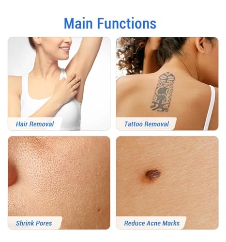 2-In-1 Hair Removal And Age Spot Removal Device, Smart Touchscreen Beauty Tool, Painless And Gentle Permanent Hair Removal Equipment - Image 8