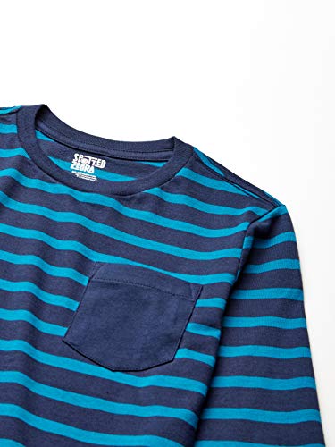 Amazon Essentials Boys' Long-Sleeve T-Shirts, Pack of 5, Monsters/Multicolor/Stripe, Medium - Image 4