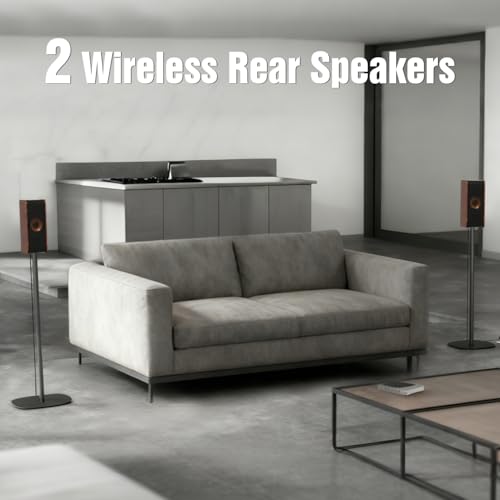 Flagship 5.3.4 Dolby Atmos Soundbar, 800W Sound Bar for Smart TV with Subwoofer, 2 Wireless Rear Speakers, BassCoupling Tech for 28Hz Depth, Home Theater Surround Sound System Works eARC, BT 5.3, OPT - Image 8