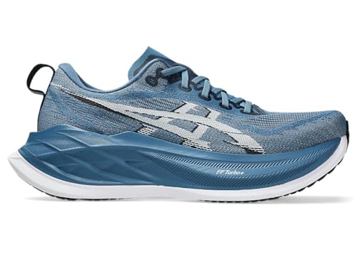 ASICS Unisex Superblast 2 Running Shoe, WINTER SEA/WHITE, 6 UK Men/ 5 UK Women