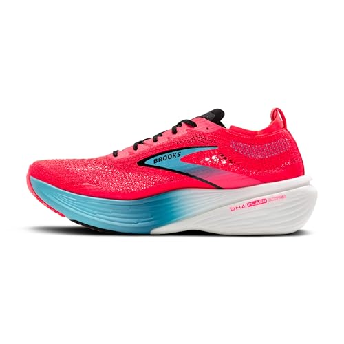 Brooks Unisex Hyperion Elite 4 Neutral Running Shoe for Men & Women - Diva Pink/Crystal Seas/Black - 8 Medium Men /9.5 Medium Women - Image 5