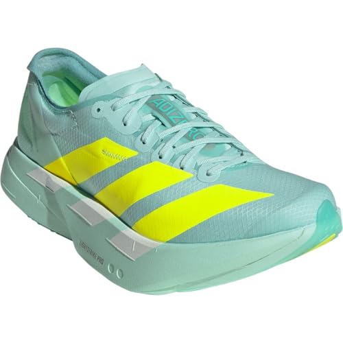 Adizero Adios Pro 4 Running Shoe - Women's, Semi Flash Aqua/Lucid Lemon/Mint Ton, 8.0 - Image 3