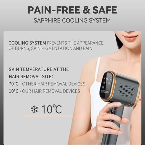 EZAGMWGFB Facial Hair Removal and Eyebrow Trimmer Kit-Portable Electric 2-in-1 Female Epilator for Face, Legs, Underarms - Image 2