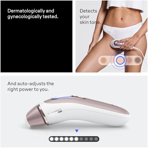 Braun Smart IPL, Vogue’s Best Hair Removal Device, Skin i·Expert Pro 7: at Home Laser Hair Removal, Permanent Visible Hair Reduction, Free App, Vanity Case, Venus Razor, 4 Smart Heads, IPL7387 - Image 7