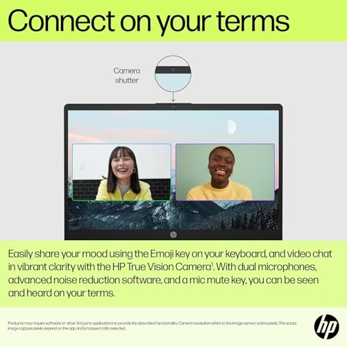 HP Go Slim 15.6" Laptop, 32GB RAM, 1.5GB Storage(512GB External SSD and 1TB Cloud Storage), Intel Quad-core Processor, Fast Wi-Fi 6, Upto 12 Hours Battery, Win 11 with Free 12-Month Microsoft Suite - Image 4