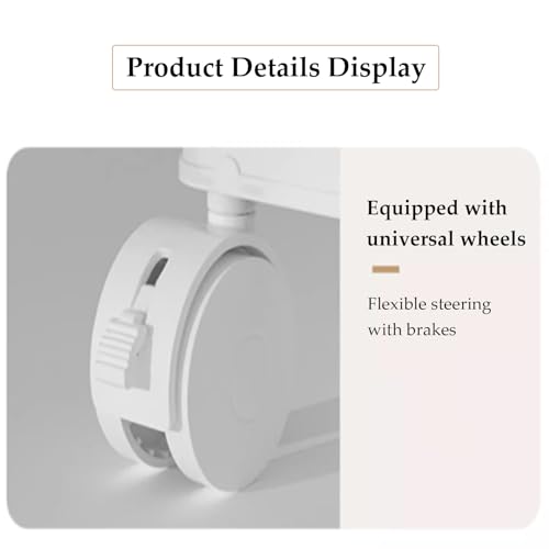 RUJHGL Plastic Storage Bins with Lids Floor Standing Storage Bins Clear Stackable Storage Bins with Doors and Wheels for Home Use - Image 6