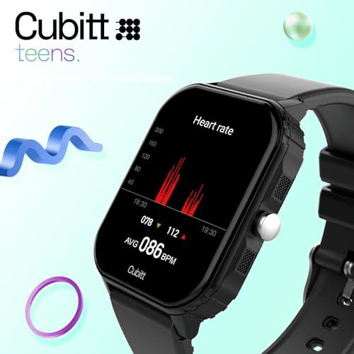 Cubitt Teens Smart Watch Fitness Tracker for Teens, with Heart Rate, Blood Pressure, Blood Oxygen, Sleep Monitor, 20+ games, Alarms, Activity Tracker 1.69'' HR Touch Screen, IP68 Waterproof - Image 3