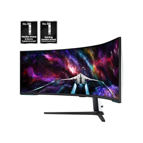SAMSUNG 57" Odyssey Neo G9 (G95NC) Series Dual 4K UHD 1000R Curved Gaming Monitor, 240Hz, 1ms with DisplayPort 2.1, Quantum Mini-LED, DisplayHDR 1000, AMD FreeSync Premium Pro, LS57CG952NNXZA - Image 2