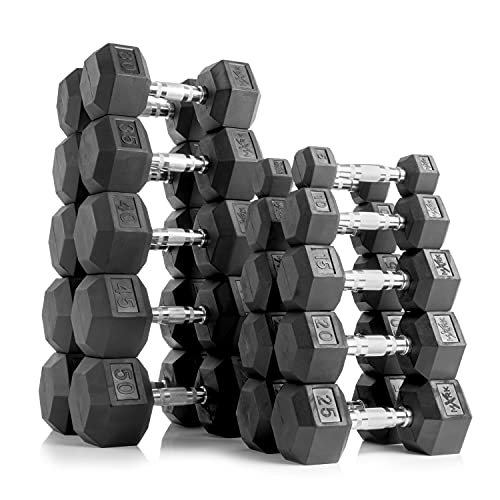 5-50 lb Dumbbell Weight Set (10 Pairs) with Weight Storage Rack and Adjustable Weight Bench - Image 4