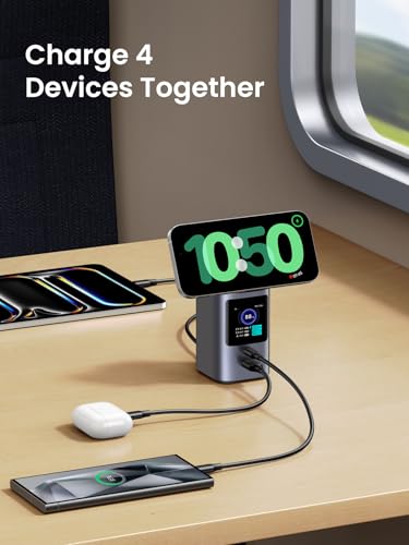 UGREEN Nexode Power Bank 20000mAh 145W PD 3.0 Portable Charger 72Wh Qi2 Certified 15W Wireless Fast Charging Magsafe Battery Pack 2C1A with TFT Display for iPhone 17/16 Series/MacBook/iPad and More - Image 6