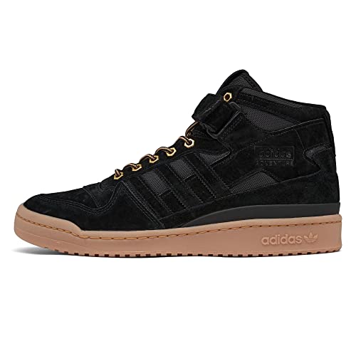 Adidas Originals Unisex-Child Forum Mid Sneaker (7, Core Black/Core Black/Gum 3, Numeric_7) - Image 2
