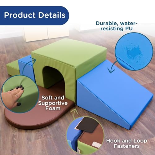 Children's Factory Cozy Woodland Climb-Up Tunnel, CF710-149, Toddler Indoor Play Equipment, Baby Climbing Toys, Foam Climbers for Preschool or Daycare - Image 3