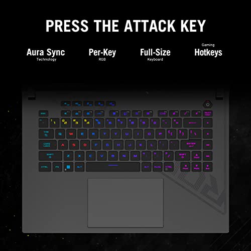 ASUS ROG Strix G16 (2023) Gaming Laptop, 16” 16:10 FHD 165Hz, GeForce RTX 4070, Intel Core i9-13980HX, 16GB DDR5, 1TB PCIe SSD, Wi-Fi 6E, Windows 11, G614JI-AS94, Eclipse Gray - Image 6