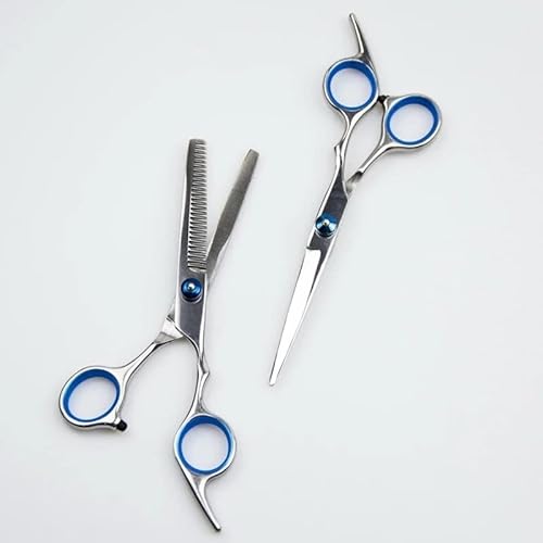 JSEIAJB Hairdressing Scissors Set, Professional Thinning Scissors and Sharp Hairdressing Scissors Home Hair Cutting Kit - Image 5