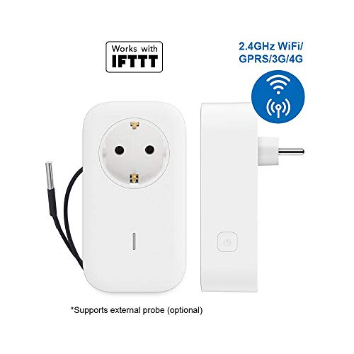 UBiBot Smart Plug WiFi Remote Control Outlet Alexa & IFTTT, Energy Monitoring and Timer Function, No HUB Required, Delayed Switch Supports External Temperature Probe (SP1 WiFi & SIM) - Image 2